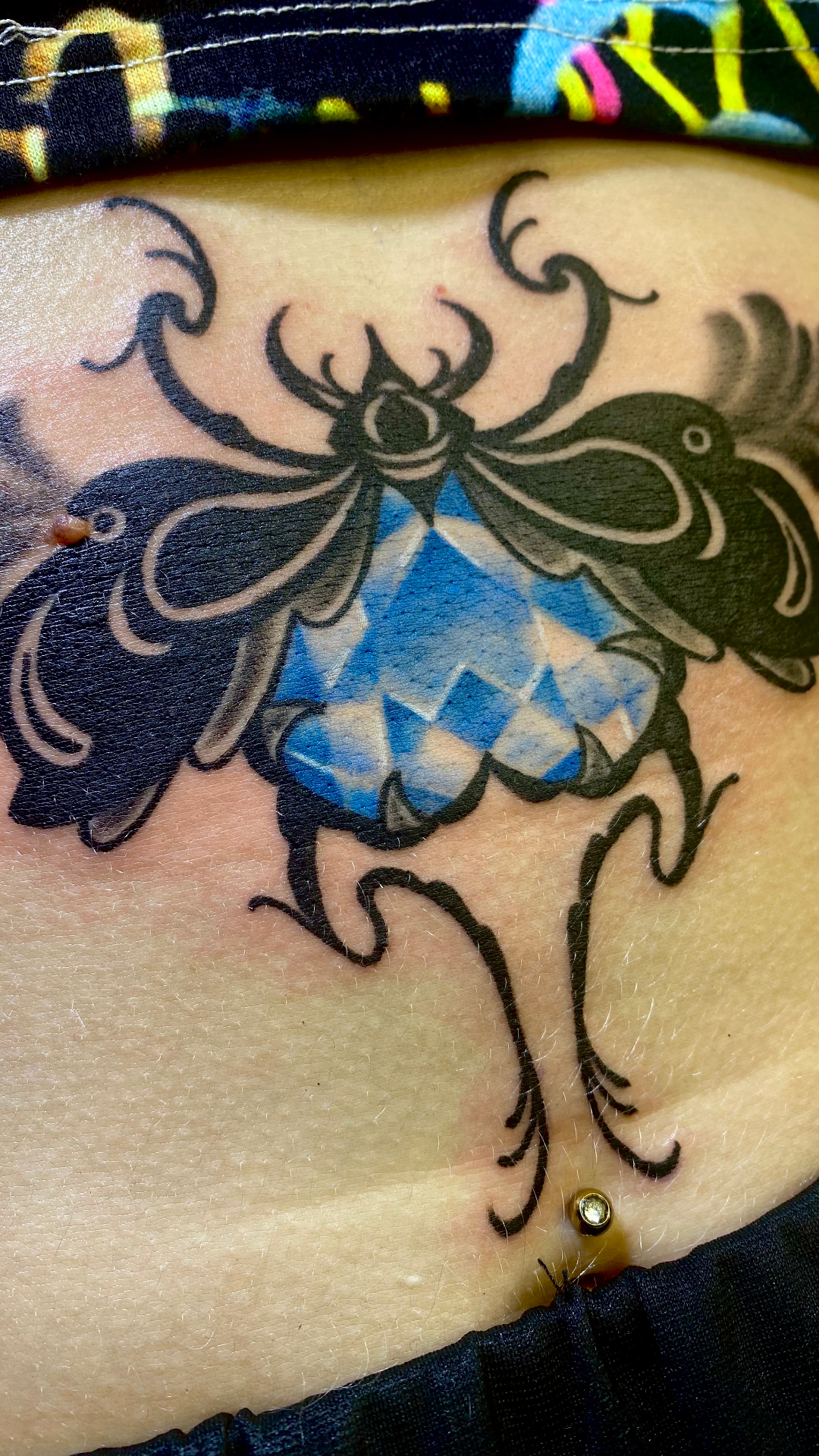 Colour tattoo door @ink.label